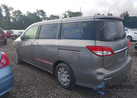 2012 Nissan Quest S z USA, uszkodzony, nr VIN JN8AE2KP2C9033243